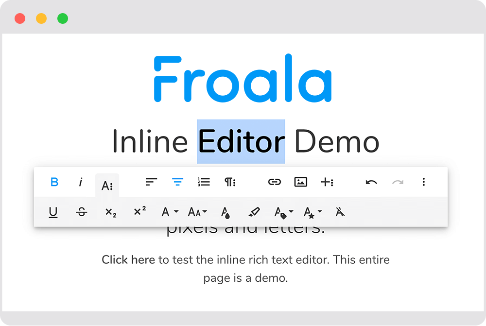 The Next Generation Wysiwyg Html Editor Froala