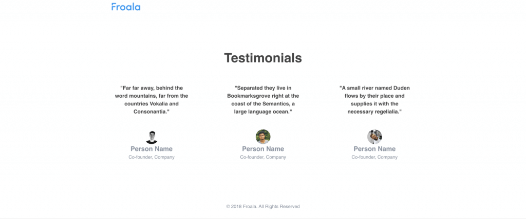 A website showcasing testimonials, providing valuable insights and feedback from satisfied users.
