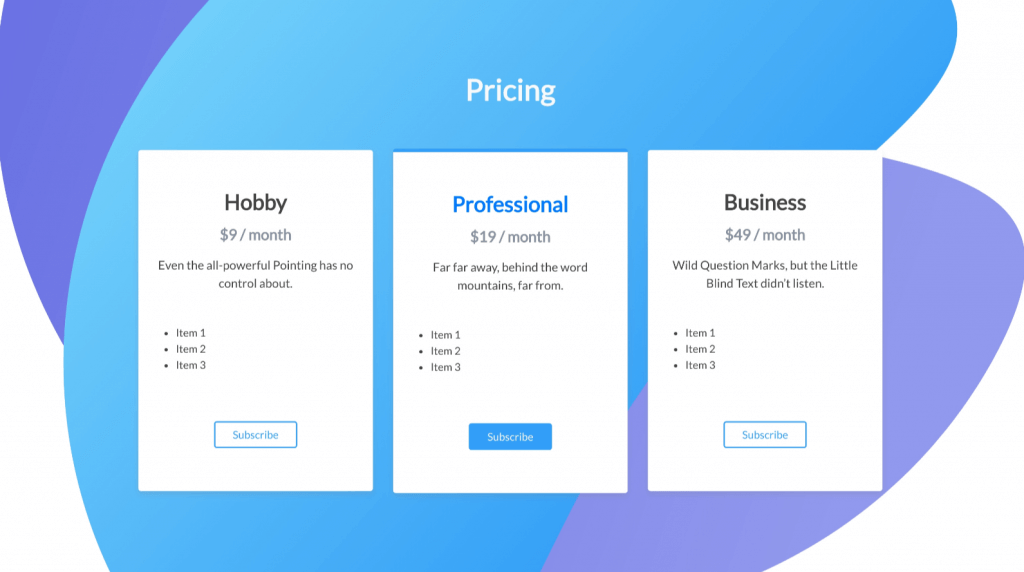 7 Pricing Bootstrap Layouts To Take Your SaaS