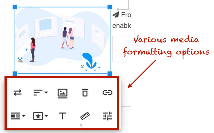 Showing another feature or functionality of the Froala Editor, emphasizing its versatility.