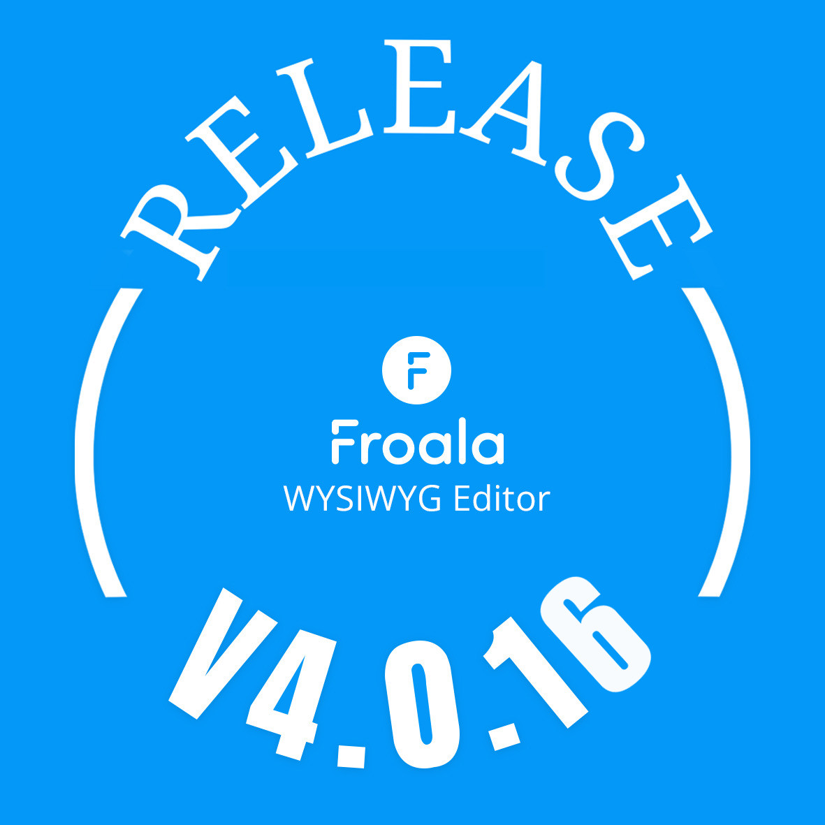 Froala editor v4.0.16