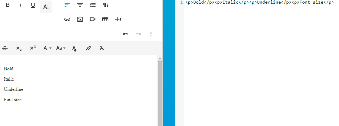 text to html