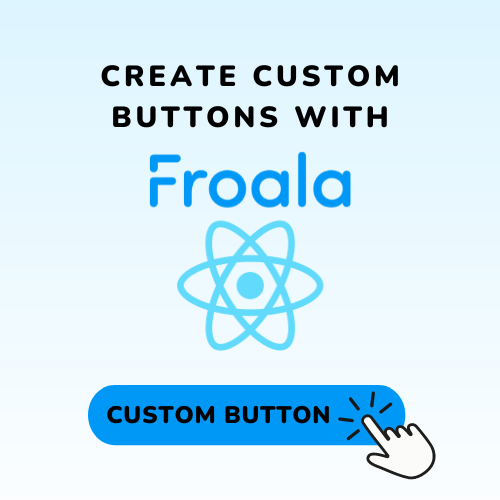 React editor custom buttons
