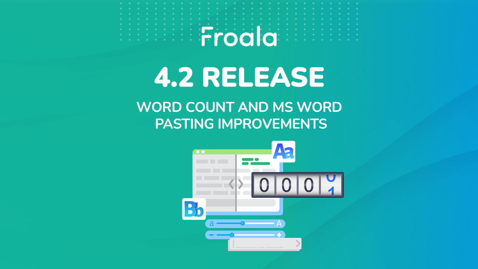 Froala 4.2: Word Count & MS Word Pasting