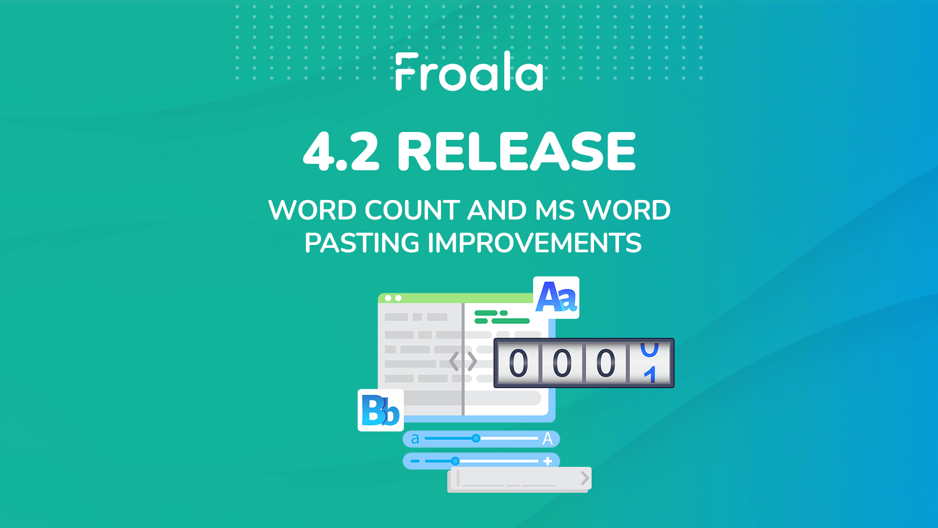 Fraola 4.2 release - Word Count Plugin