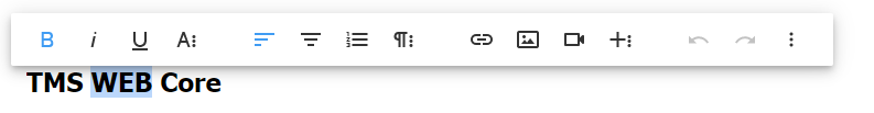 Froala inline editor