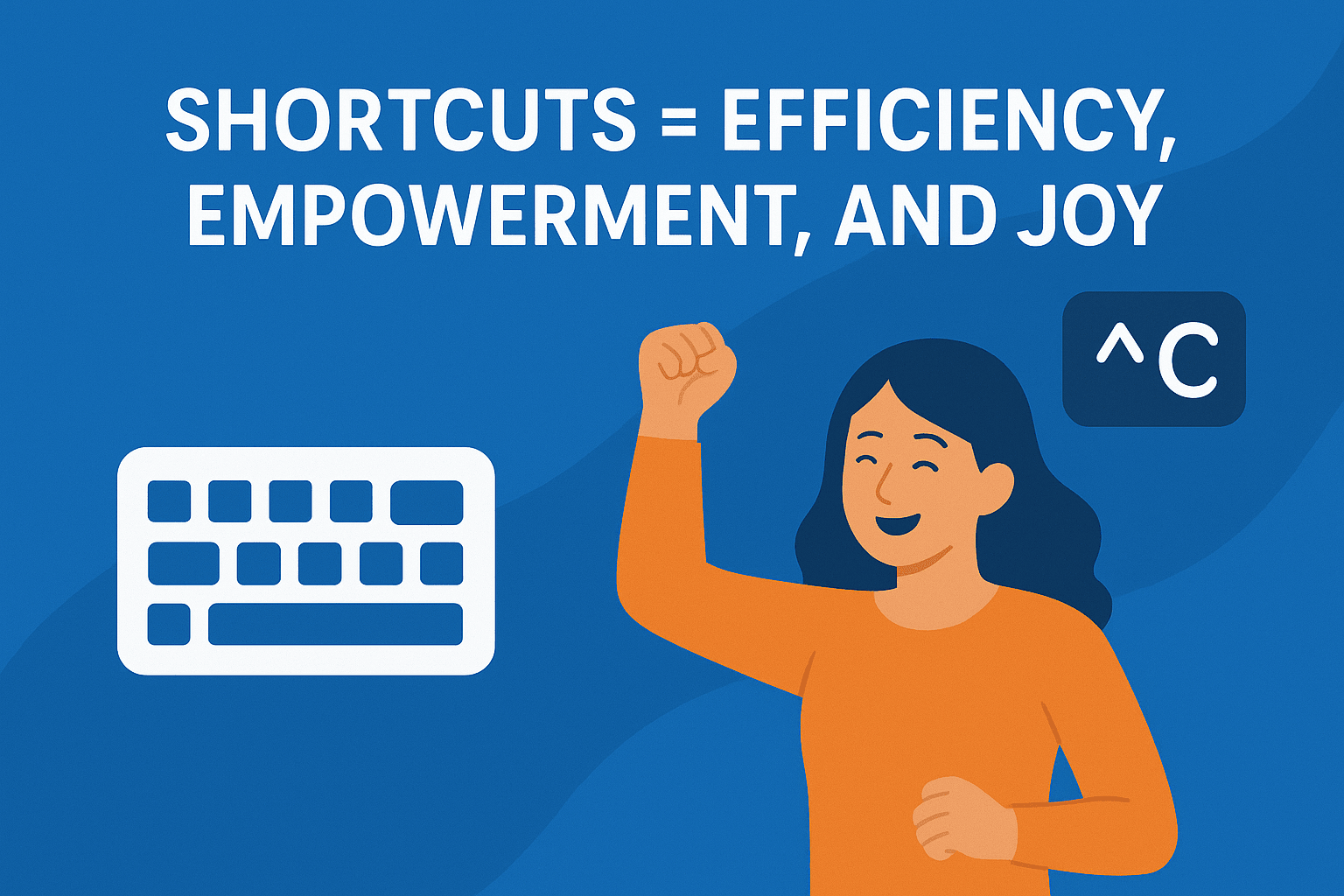 Shortcuts means efficiency, empowerment, and joy