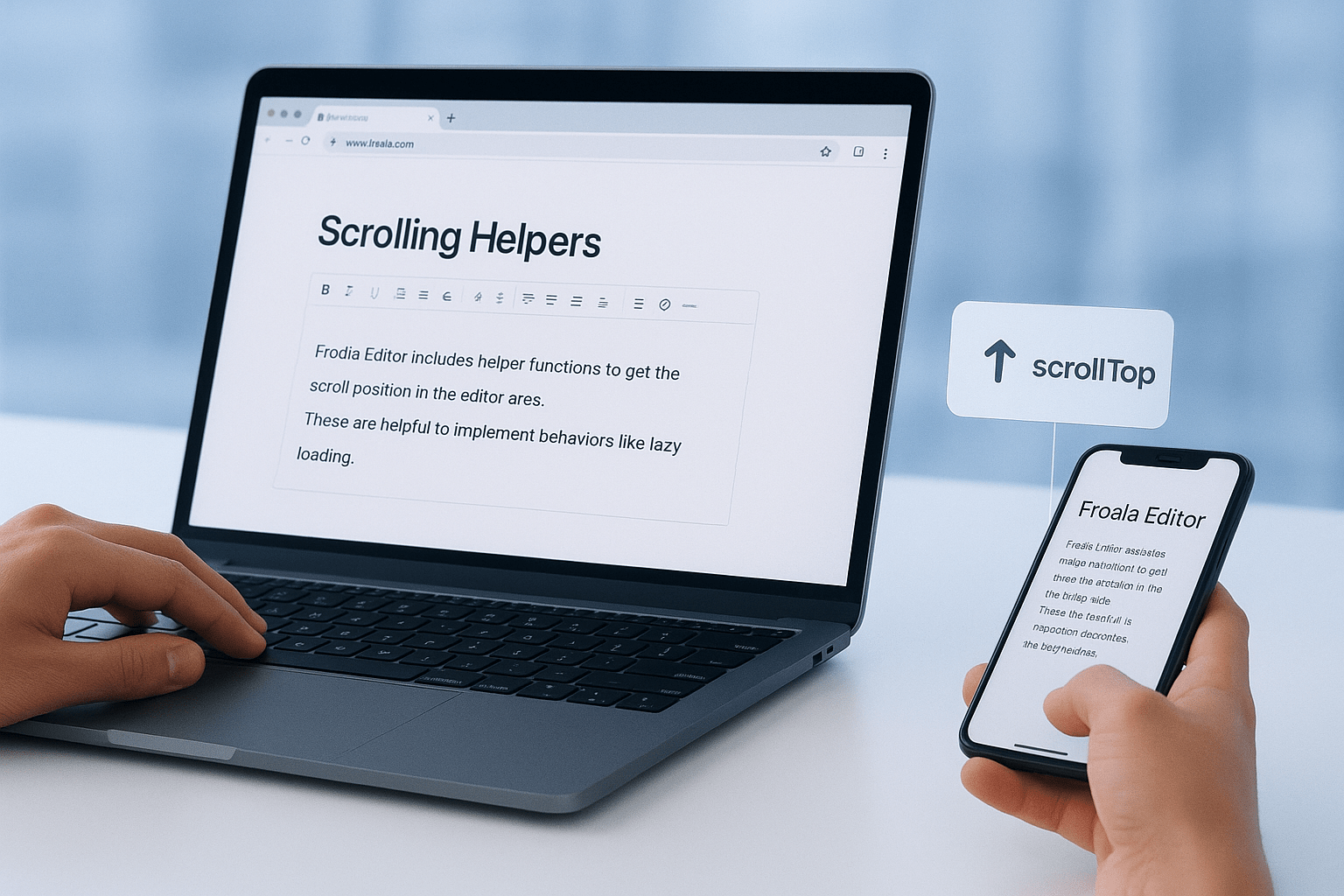 scrolling helpers
