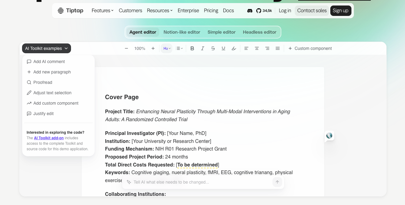TipTap - a headless WYSIWYG editor