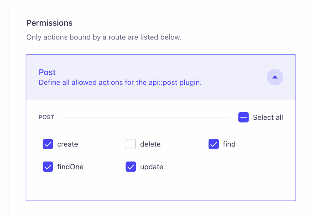 Permissions of Posts