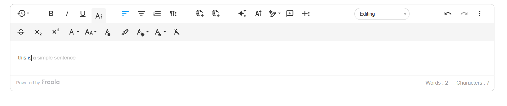 Inline ghost text autocomplete