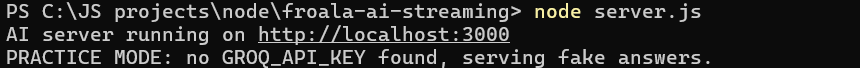 node start